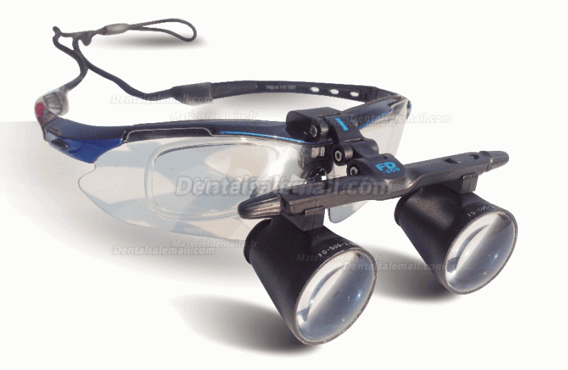 KWS FD-501G 3.0X-420mm One-way Screw Thread Loupe Head Binocular Eye Magnifier